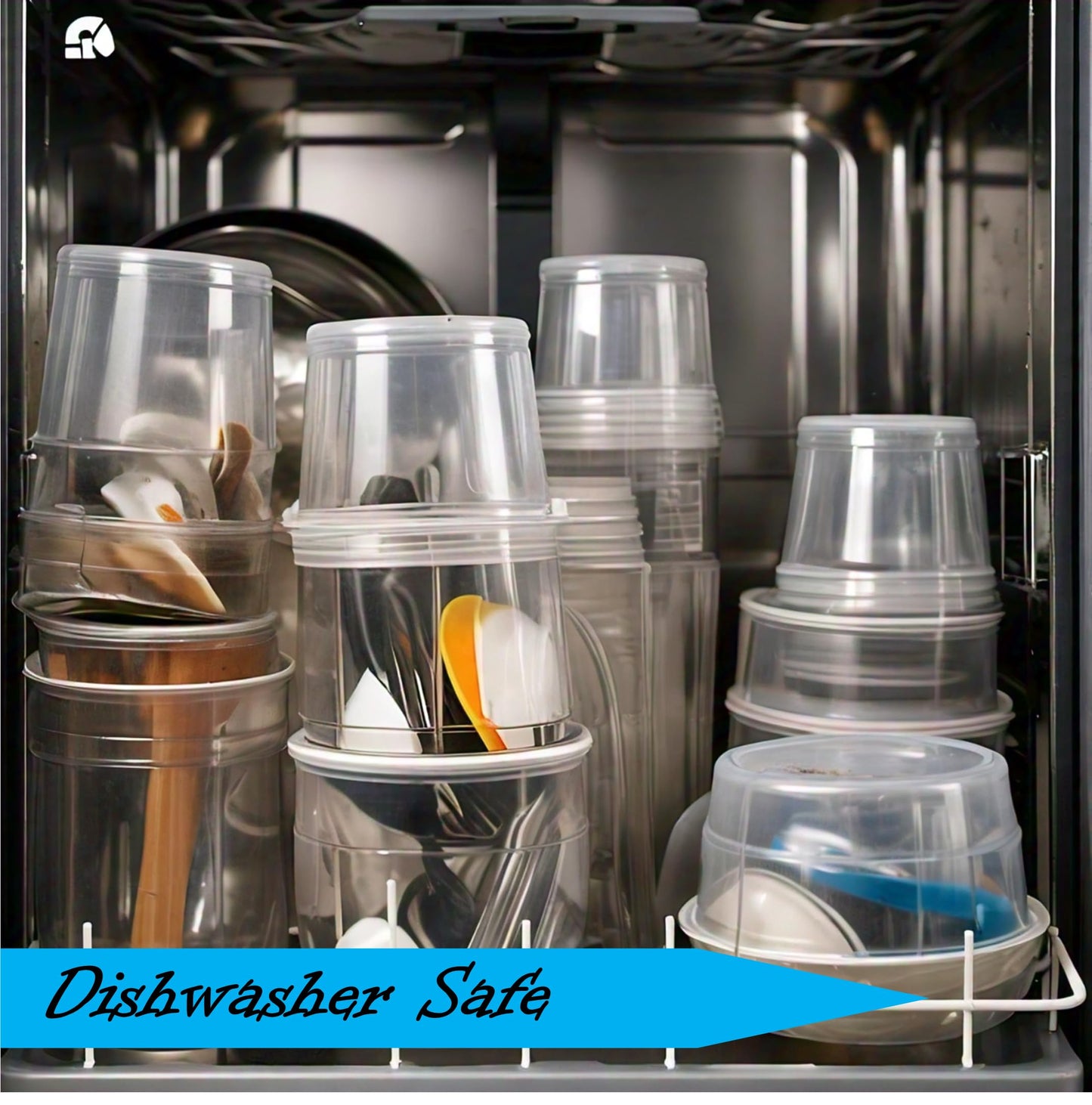 Mr. Miracle 16 Oz Food and Multi-Purpose Plastic Deli Containers with Matching Lids. Sealable. Non-Leaking. Microwavable, Freezer and Dishwasher Safe