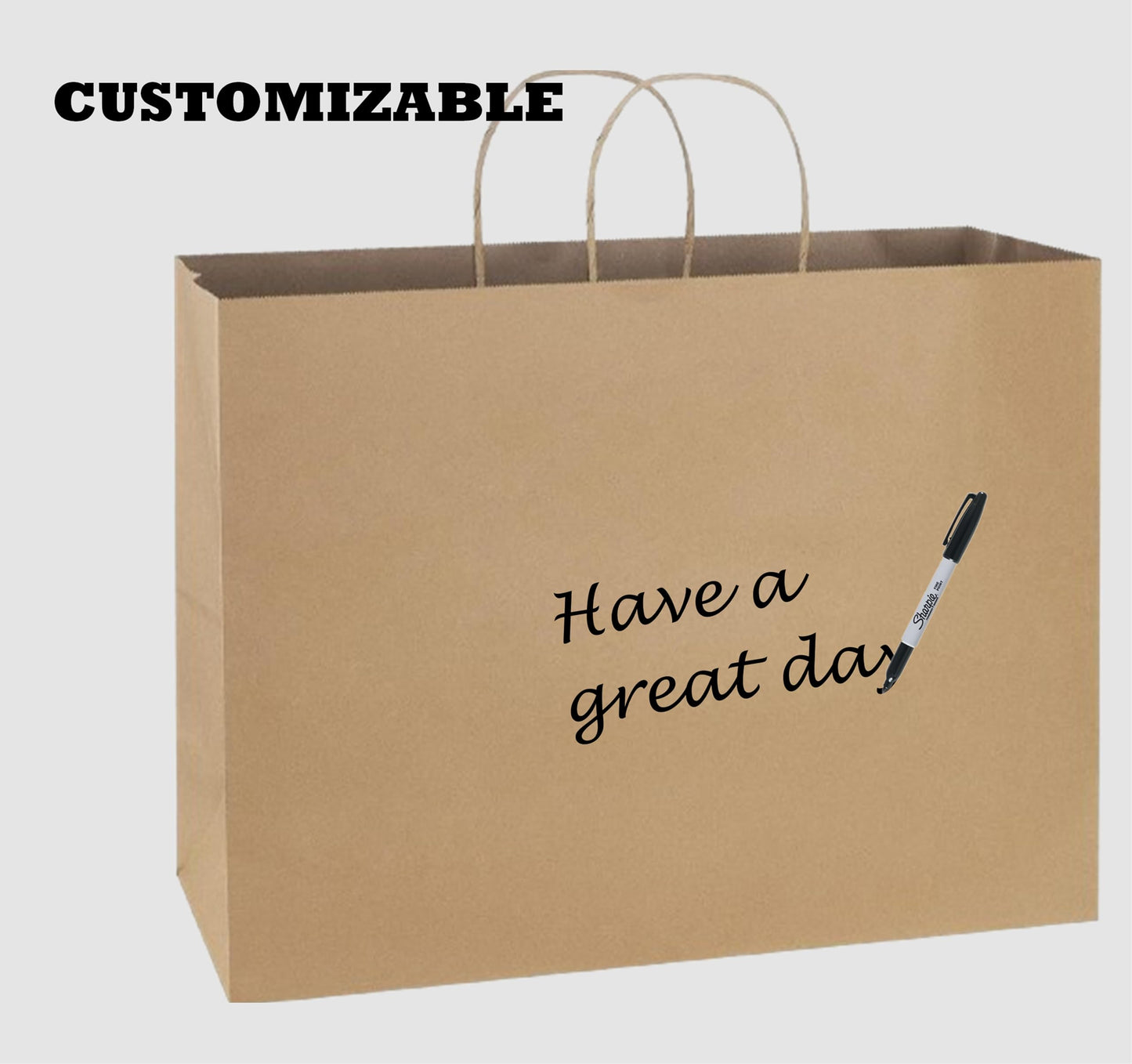Premium Paper Bags with Handles - Multi-Pack, Ideal for Shopping, Wedding, Business, Retail, Craft, Gifts & More - Durable, 100% Recyclable Quality