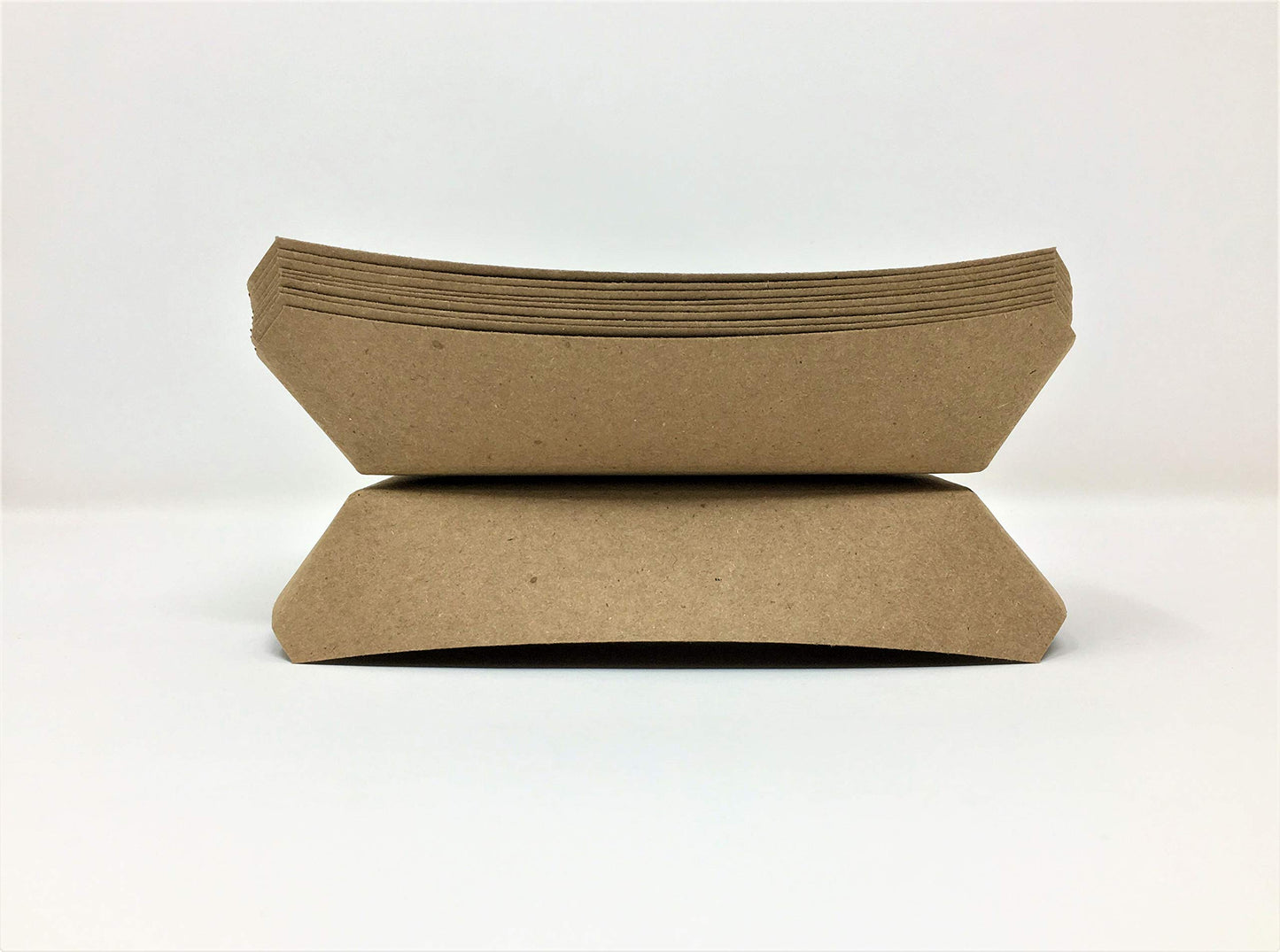 Mr Miracle 7 Inch Paper Hot Dog Tray in Red White Pattern. Disposable, Recyclable and Fully Biodegradable.