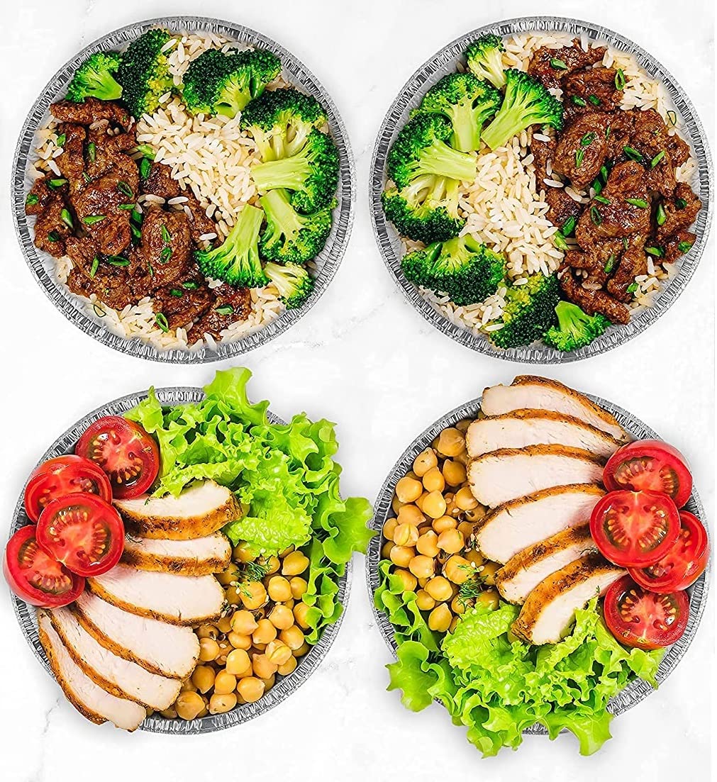 Mr Miracle Round Foil Pans with Lids