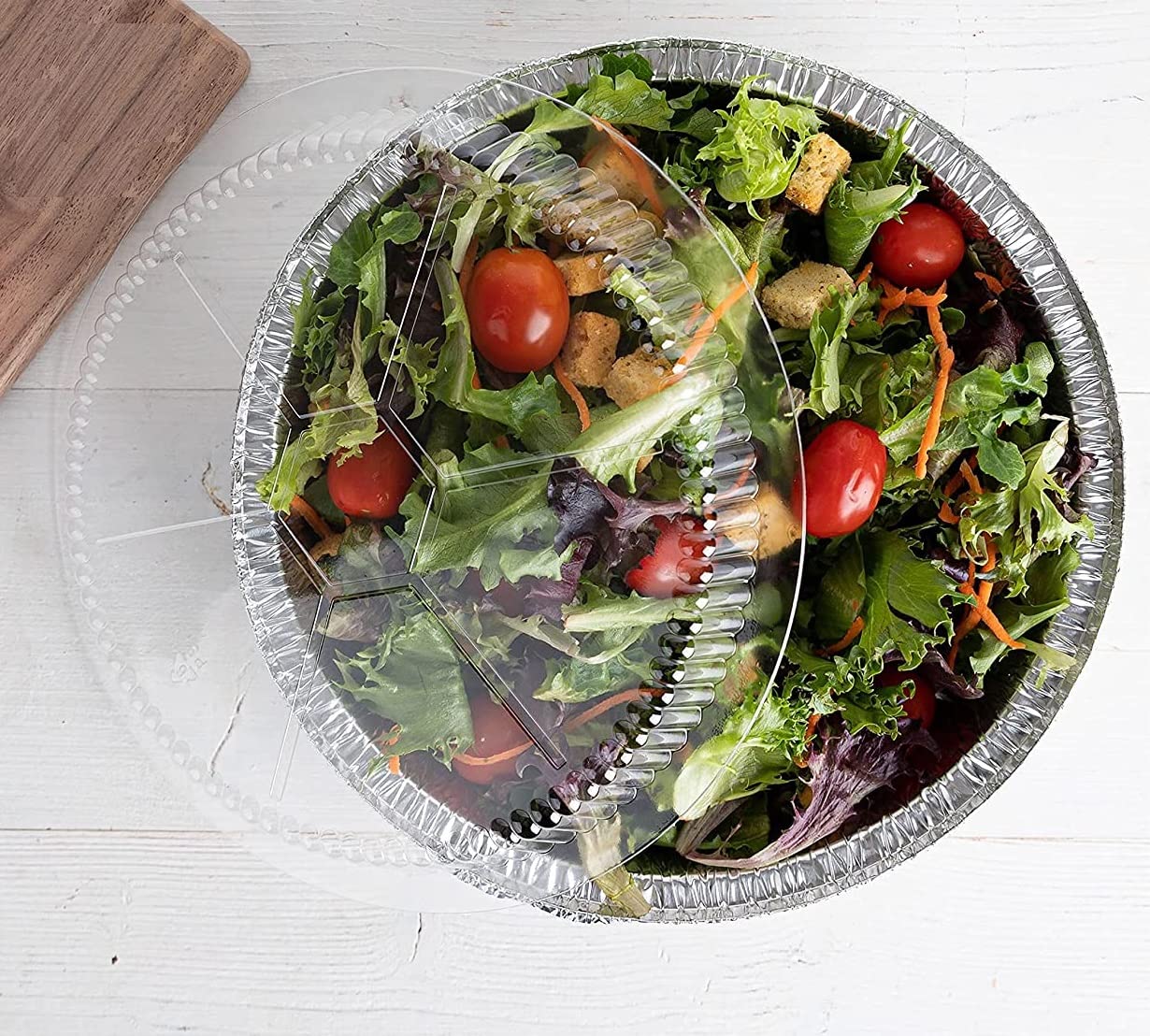 Mr Miracle Round Foil Pans with Lids