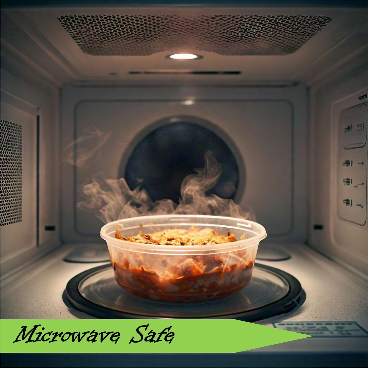 Mr. Miracle 16 Oz Food and Multi-Purpose Plastic Deli Containers with Matching Lids. Sealable. Non-Leaking. Microwavable, Freezer and Dishwasher Safe