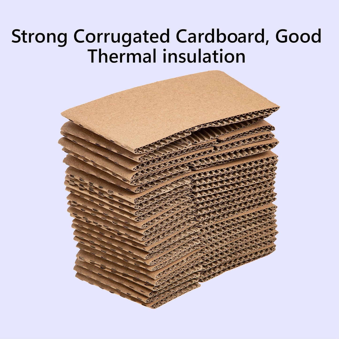 Mr Miracle Disposable Brown Coffee Sleeves - Eco-Friendly Kraft Jacket Beverage Sleeves for Paper Cups, Fits 10-20oz - Bulk Coffee Sleeves Multi Pack for Cafés & Shops