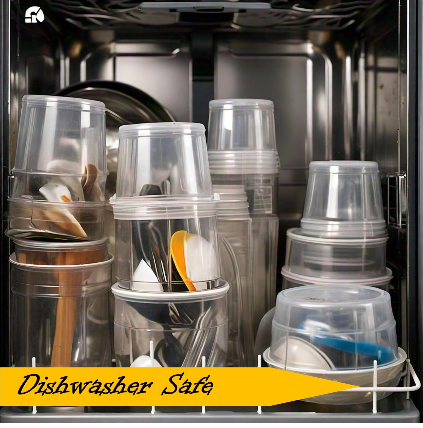 Mr. Miracle 16 Oz Food and Multi-Purpose Plastic Deli Containers with Matching Lids. Sealable. Non-Leaking. Microwavable, Freezer and Dishwasher Safe
