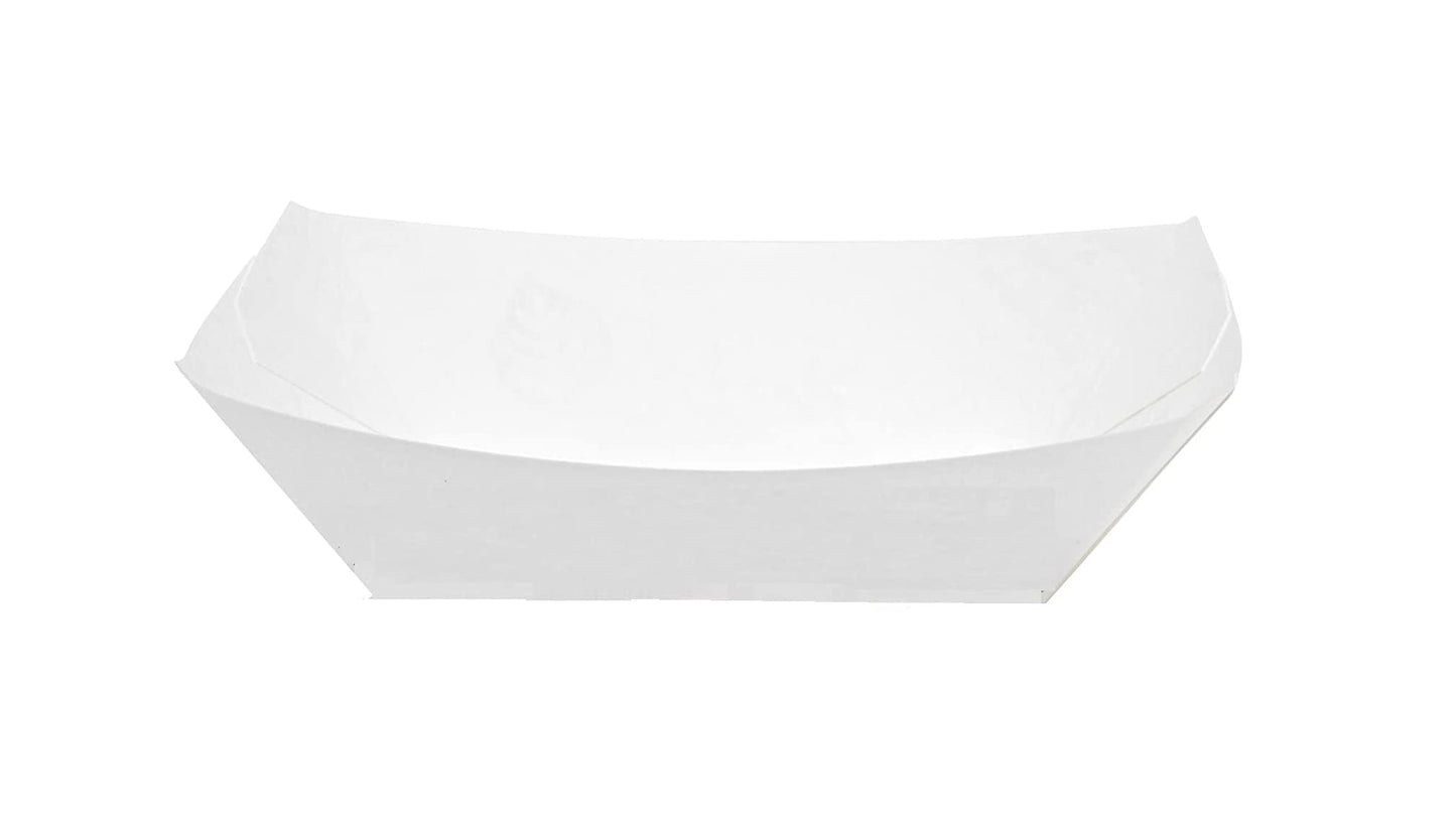 Mr Miracle Kraft Paper Food Tray. 2 Pound Size. Disposable, Recyclable and Fully Biodegradable. Made in USA
