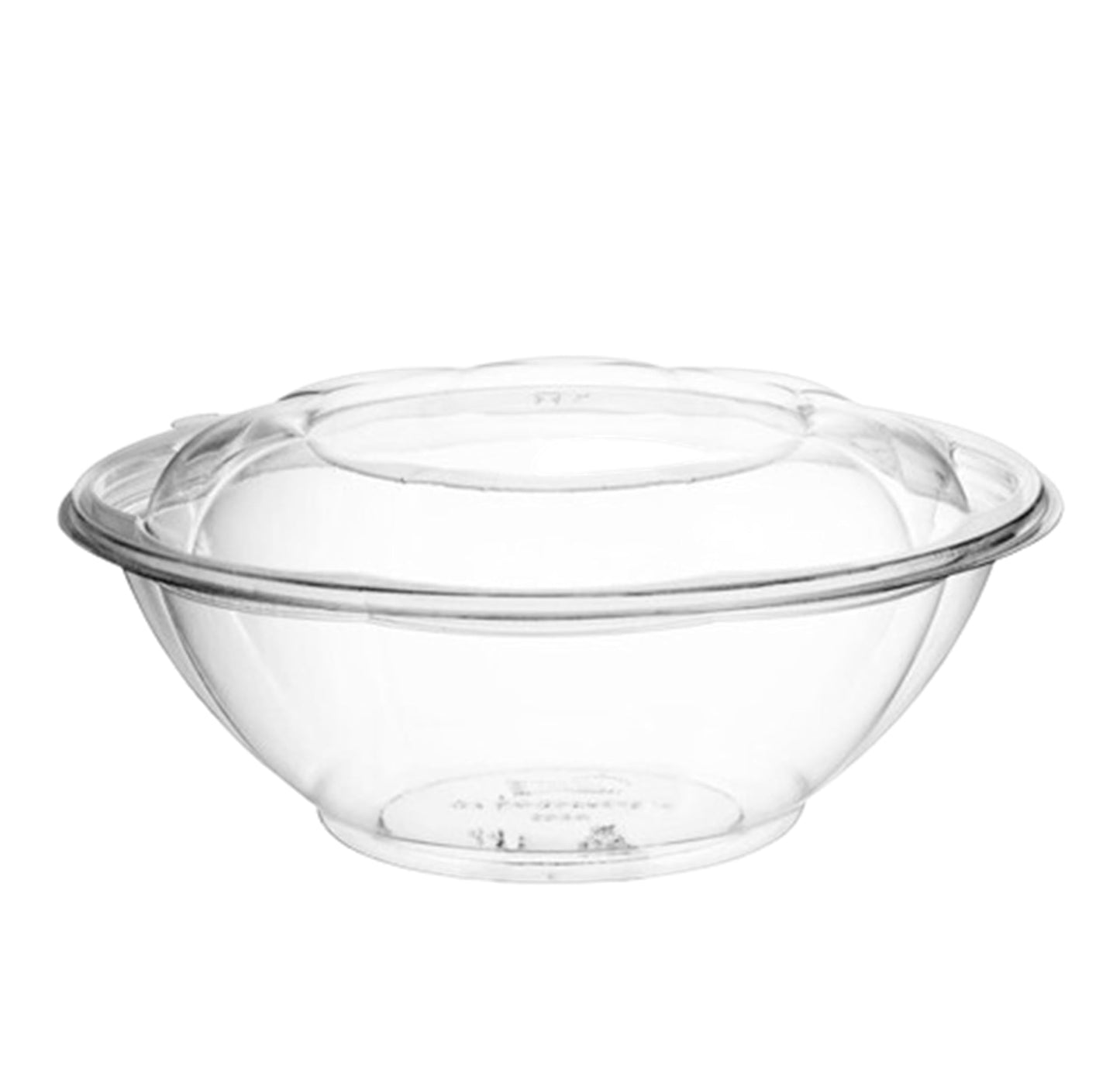 Clear Plastic Salad Bowls with Snap-On Lids(50 Pack)-Airtight Disposable Salad Containers for Lunch, Meal Prep & Parties- Ideal as Disposable Salad Bowls with Lids & Plastic Salad Bowl with Lid