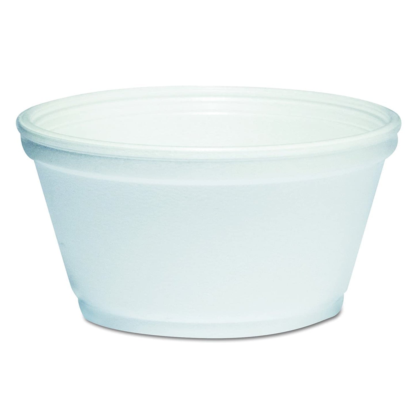 Mr Miracle 8 Ounce Foam Cup with Vented Lid in White. Hot and Cold Foods. For Ice Cream, Yogurt, Soup, Takeout, Carryout. Model MM-8SJ20/20JL