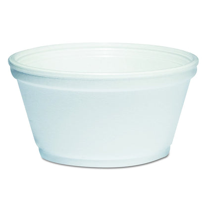 Mr Miracle 8 Ounce Foam Cup with Vented Lid in White. Hot and Cold Foods. For Ice Cream, Yogurt, Soup, Takeout, Carryout. Model MM-8SJ20/20JL