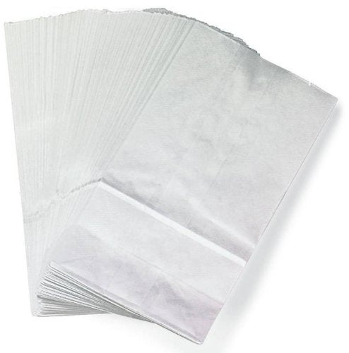 6LB White Paper Lunch Bags - Pack of 200 Durable, Recyclable, and Biodegradable Snack Bags for Food Storage - Great for Lunch, Crafts, Concessions, Cafes, and Delis
