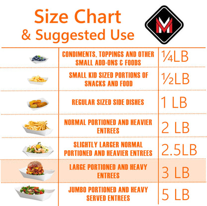 Kraft Paper Food Tray. 3 Pound Size. Disposable, Recyclable and Fully Biodegradable. Made in USA