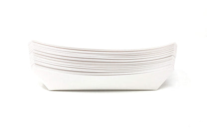 Mr Miracle 7 Inch Paper Hot Dog Tray in Red White Pattern. Disposable, Recyclable and Fully Biodegradable.
