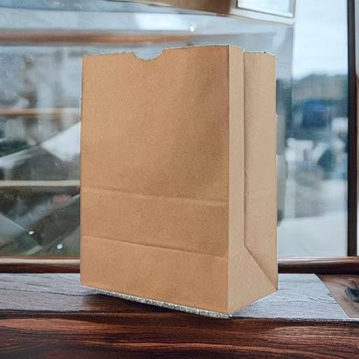 57 Lb Large Kraft Paper Grocery Bags with Handles - 12 x 17 x 7 - Durable, Reusable & Eco-Friendly Shopping Bags, Brown Kraft Take-Out Bags for Retail, To-Go, Any Occasion