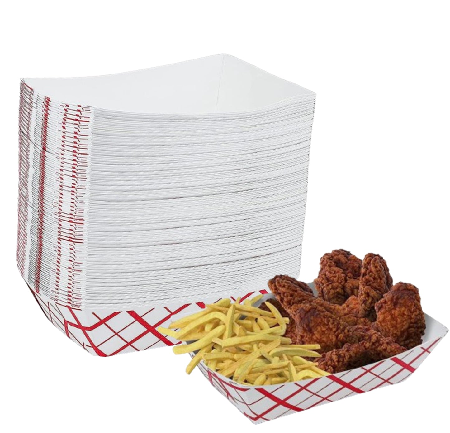 Mr Miracle Kraft Paper Food Tray. 5-Pound Size. Disposable, Recyclable and Fully Biodegradable. Made in USA